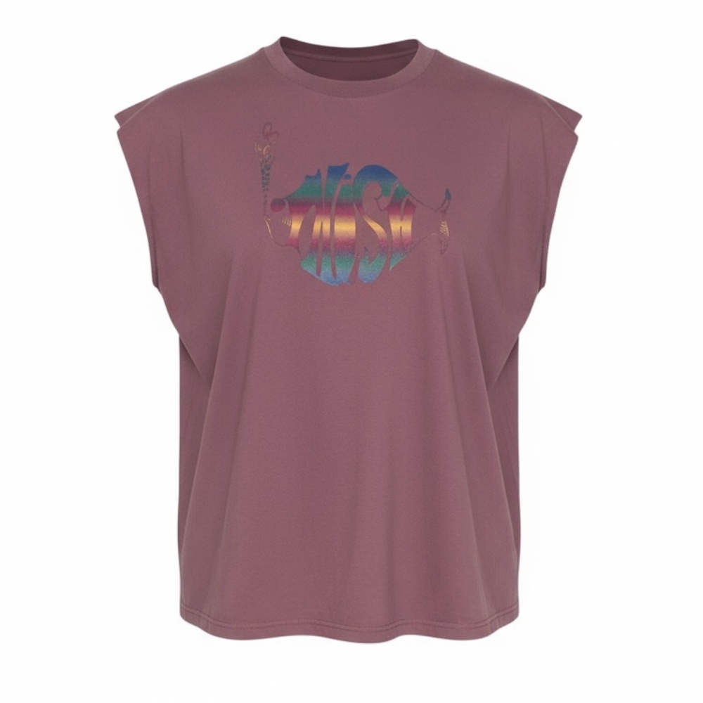 🌀 Vintage 1998 Phish Fall Tour Tee 🔥 Cutoff Sleeves XL Trippy AF Jam Band Vibes